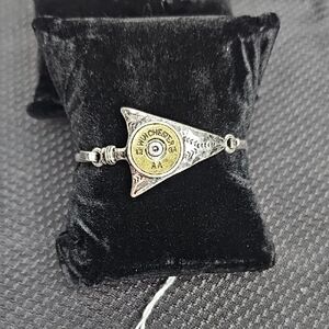 Silver Casing Arrowhead Bracelet